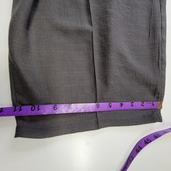 Grey Pants Elastic Waist Sheer Light Wide Leg Sequins - NEW! - Picture 12 of 13